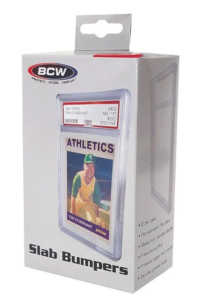 BCW Slab Bumpers (For PSA Graded Cards) - Clear Translucent